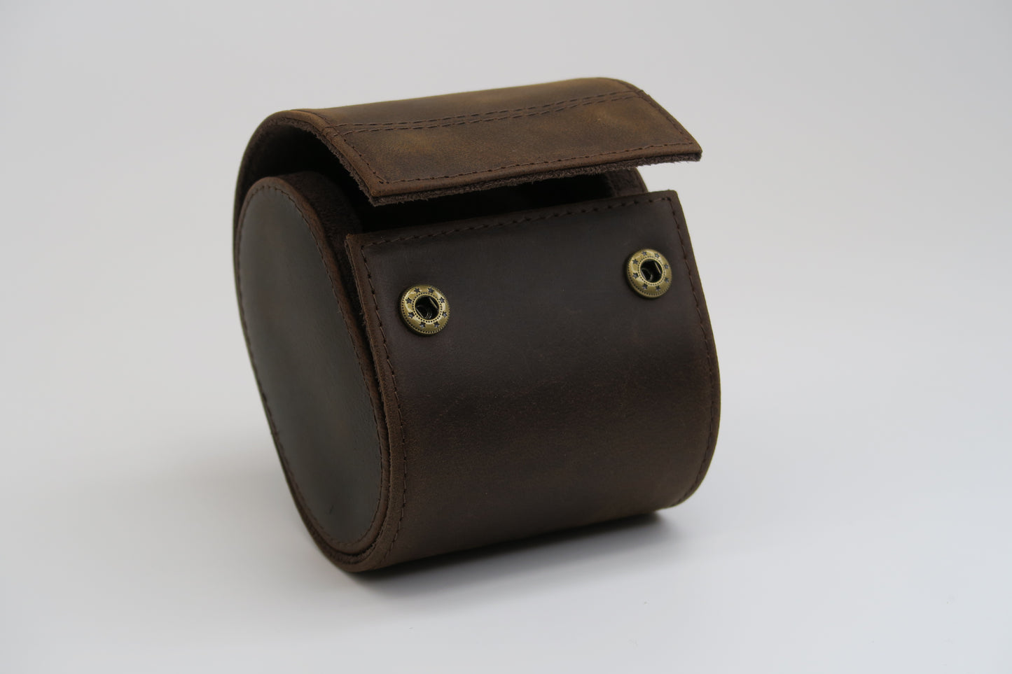 FULL-GRAIN COWHIDE | 1-slot Leather Watch Case - Perennis