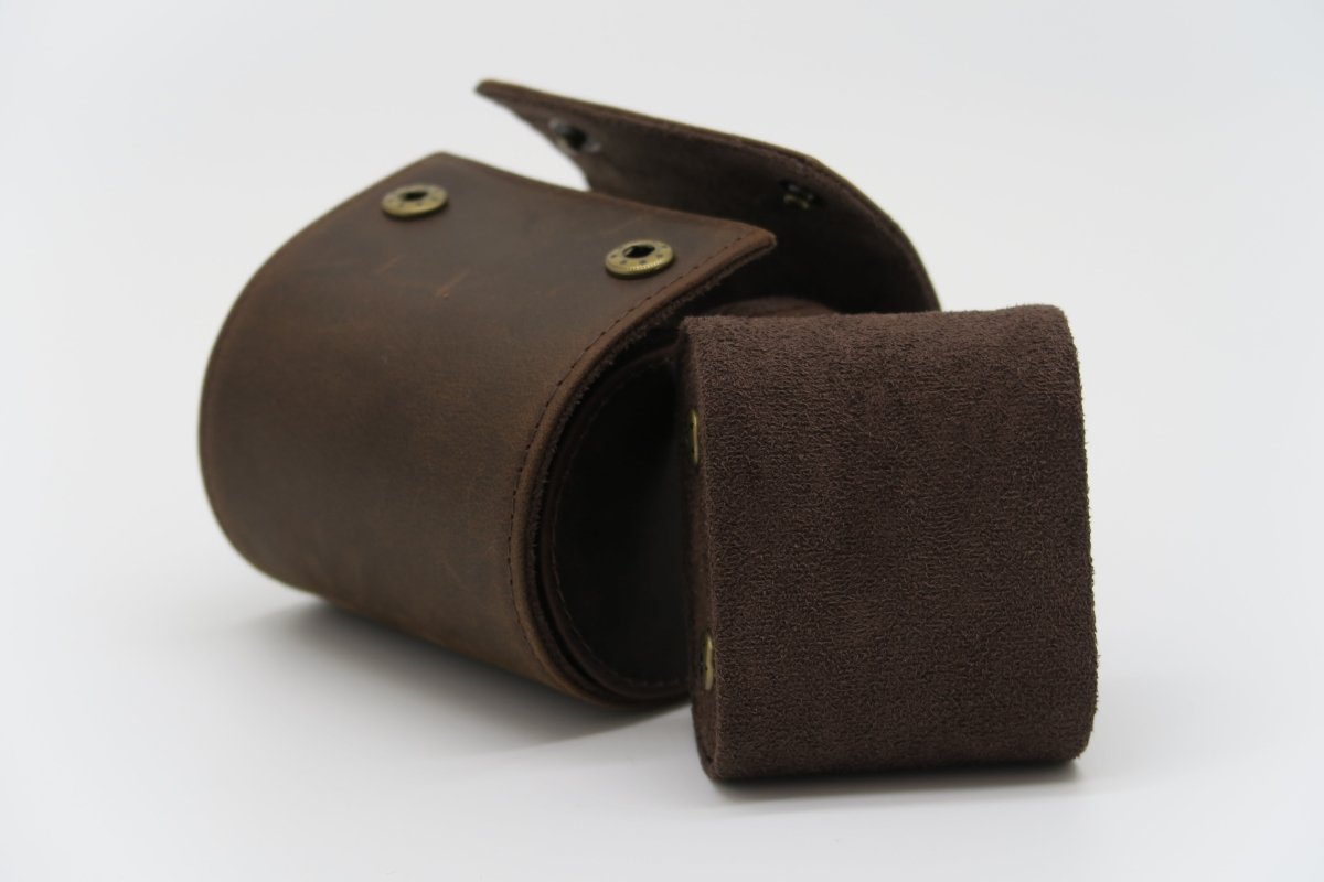 FULL-GRAIN COWHIDE | 1-slot Leather Watch Case - Perennis