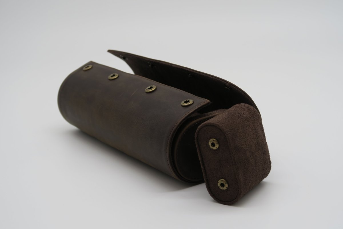 FULL-GRAIN COWHIDE | 3-slot Leather Watch Case - Perennis
