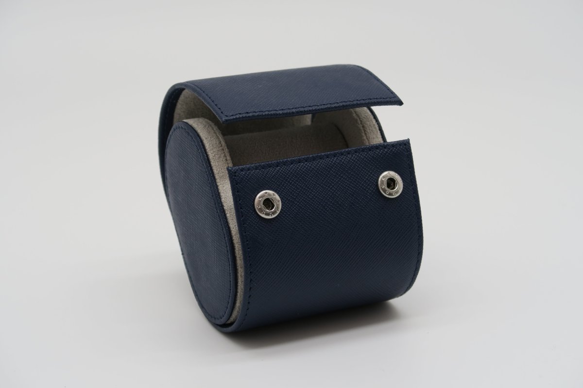 SAFFIANO | 1-slot Leather Watch Case - Perennis