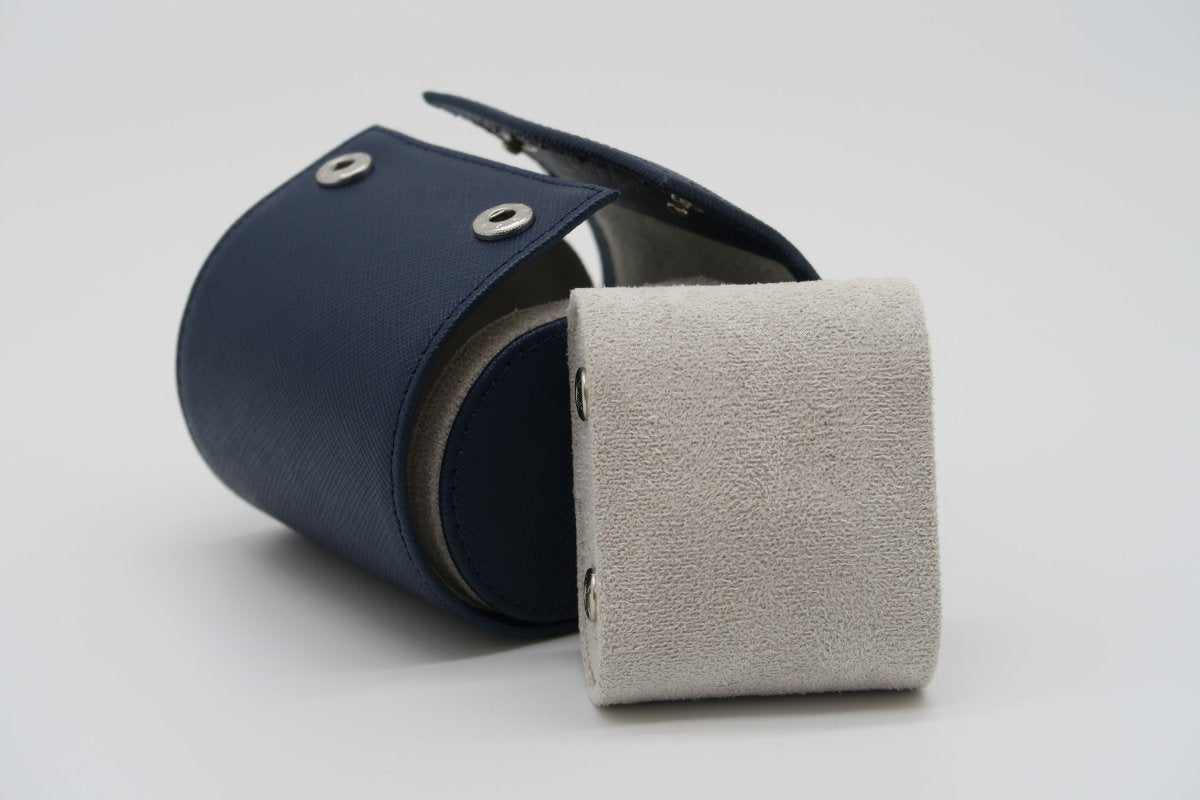 SAFFIANO | 1-slot Leather Watch Case - Perennis