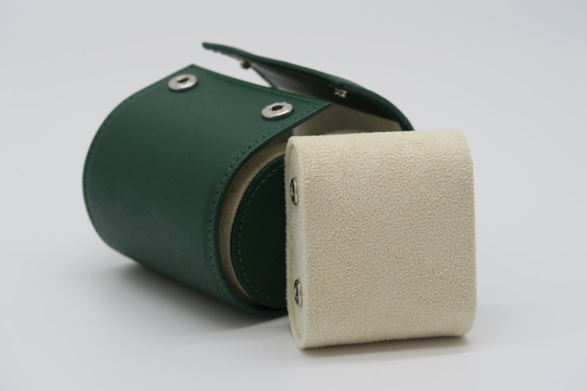 SAFFIANO | 1-slot Leather Watch Case - Perennis