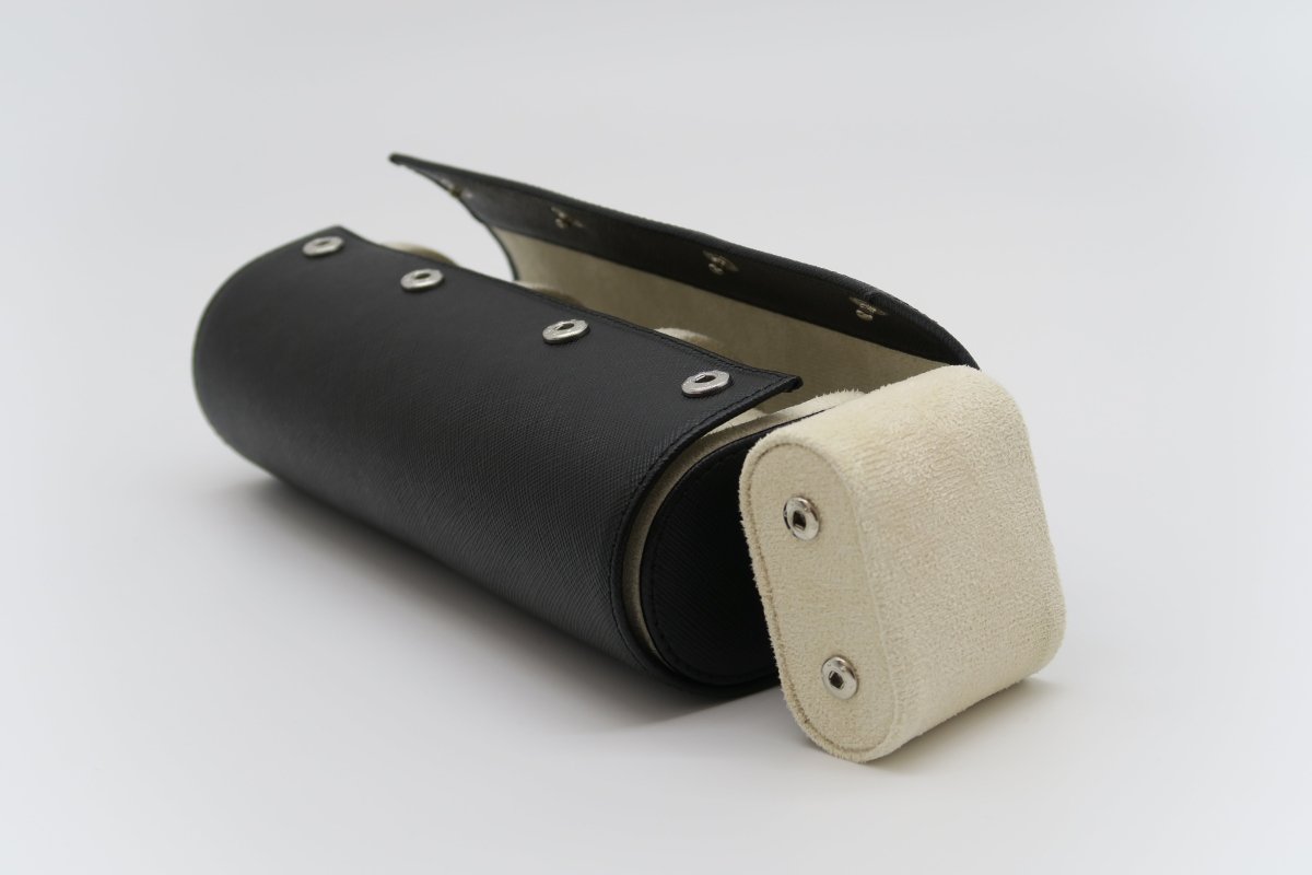 SAFFIANO | 3-slot Leather Watch Case - Perennis