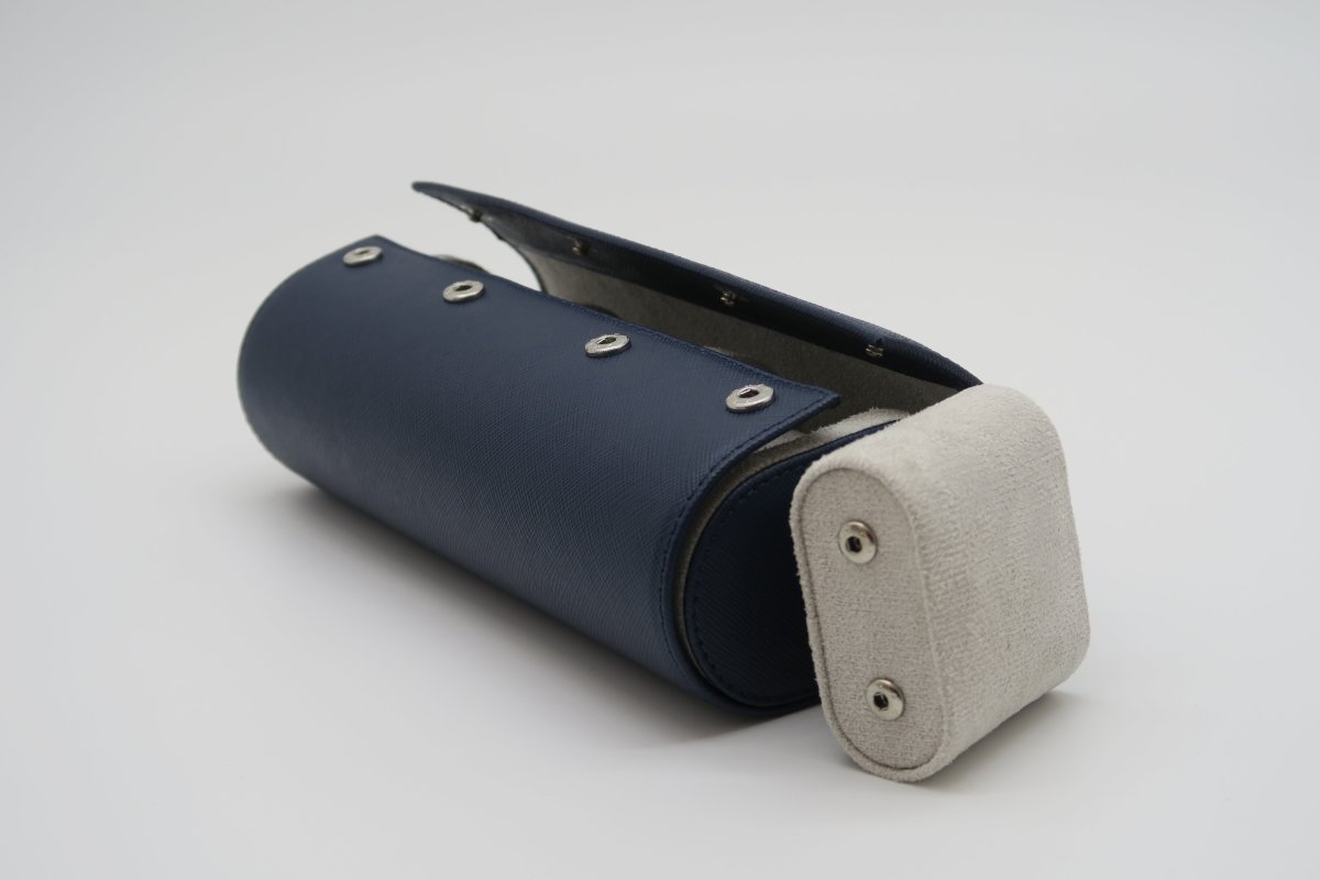 SAFFIANO | 3-slot Leather Watch Case - Perennis