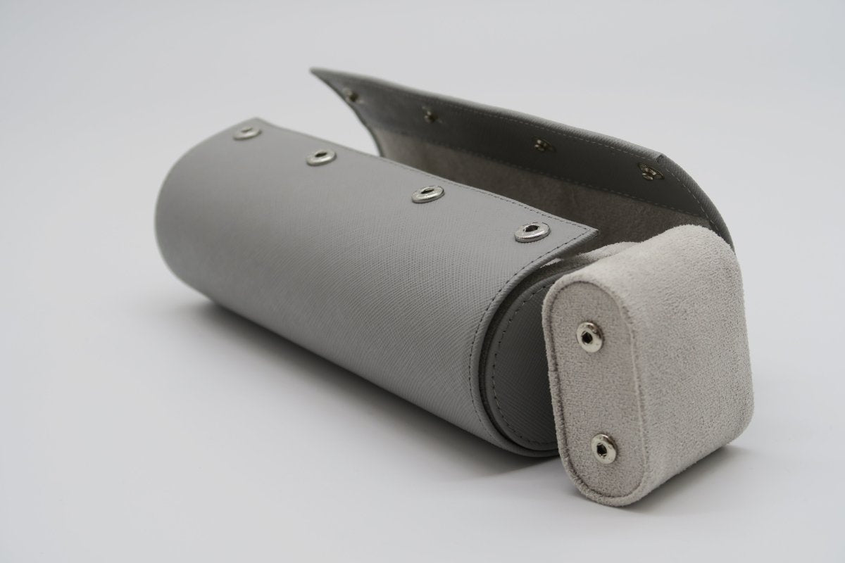 SAFFIANO | 3-slot Leather Watch Case - Perennis